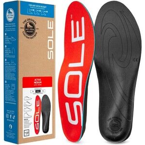 Sole Active Wide Medium Insoles Arch Support Inserts Mens 8 / Womens 10